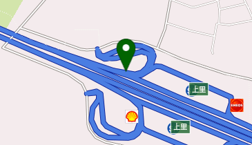 関越自動車道 上里スマートIC 上り 出口の地図画像