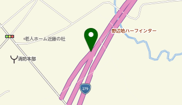 下北半島縦貫道路 野辺地ハーフIC 上り 入口の地図画像