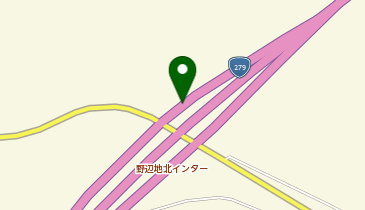 下北半島縦貫道路 野辺地北IC 上り 入口の地図画像