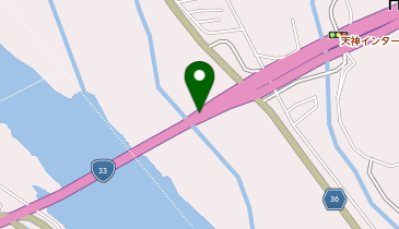 高知西バイパス 天神IC 上り 出口の地図画像