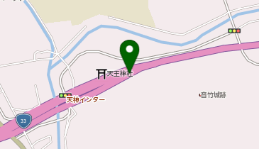 高知西バイパス 天神IC 下り 出口の地図画像