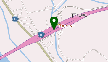 高知西バイパス 天神IC 下り 入口の地図画像