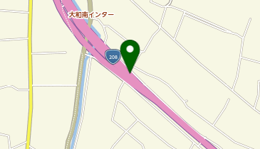 有明海沿岸道路 大和南IC 上り 入口の地図画像