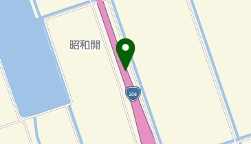 有明海沿岸道路 大牟田北IC 上り 出口の地図画像