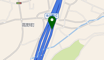 中部横断自動車道(無料区間) 佐久穂IC 上り 入口の地図画像