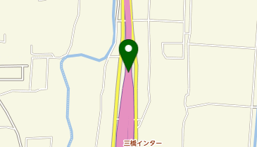 有明海沿岸道路 三橋IC 上り 出口の地図画像