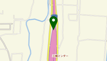 有明海沿岸道路 三橋IC 下り 入口の地図画像