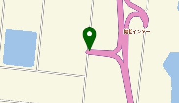 有明海沿岸道路 健老IC 下り 入口の地図画像