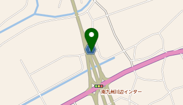 南薩縦貫道 南九州川辺IC 下り 出口の地図画像