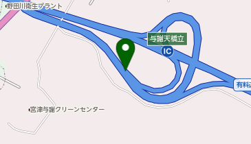 山陰近畿自動車道 与謝天橋立IC 上り 入口2の地図画像