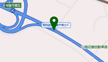 山陰近畿自動車道 与謝天橋立IC 下り 出口2の地図画像