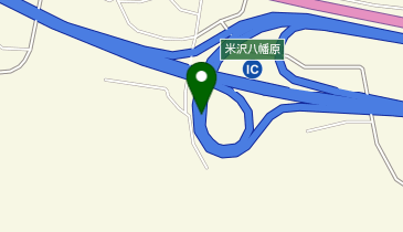東北中央自動車道(無料区間) 米沢八幡原IC 下り 入口の地図画像