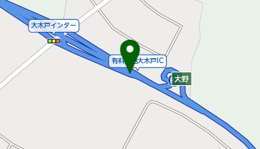千葉外房有料道路 大木戸IC 上り 出口の地図画像
