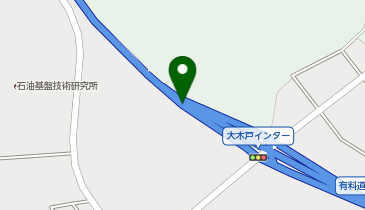 千葉外房有料道路 大木戸IC 上り 入口の地図画像