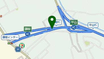 千葉外房有料道路(無料区間) 鎌取IC 上り 出口の地図画像