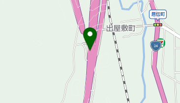 京奈和自動車道 五條北IC 上り 出口の地図画像