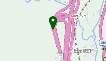 京奈和自動車道 五條北IC 上り 入口の地図画像