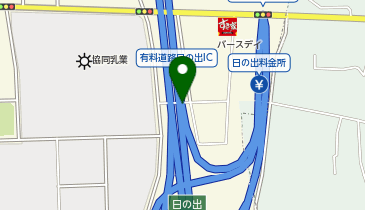 首都圏中央連絡自動車道(茅ヶ崎-大栄) 日の出IC 上り(内回り) 出口の地図画像