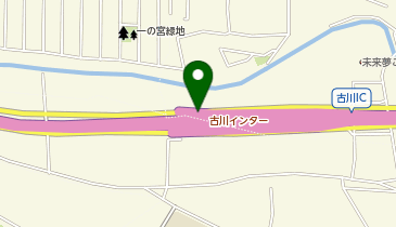 松山外環状道路 古川IC 上り 入口の地図画像