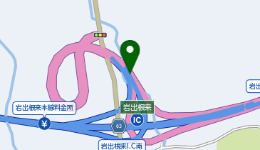 京奈和自動車道 岩出根来IC 下り 入口の地図画像