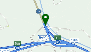 千葉外房有料道路(無料区間) 平山IC 下り 入口の地図画像