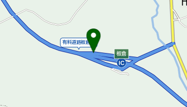 千葉外房有料道路 板倉IC 下り 出口の地図画像