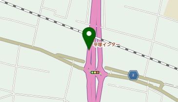 都城志布志道路 平塚IC 上り 入口の地図画像