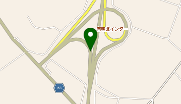 都城志布志道路 有明北IC 上り 出口の地図画像