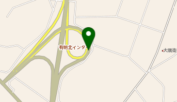 都城志布志道路 有明北IC 下り 入口の地図画像