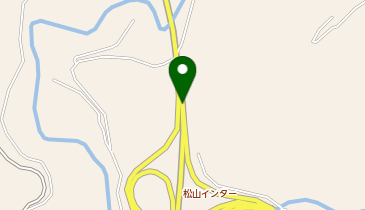 都城志布志道路 松山IC 下り 出口の地図画像