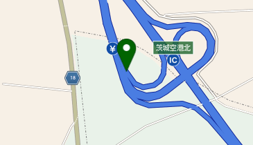 東関東自動車道(鉾田-茨城町) 茨城空港北IC 下り 入口の地図画像