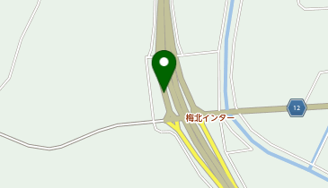 都城志布志道路 梅北IC 上り 入口の地図画像