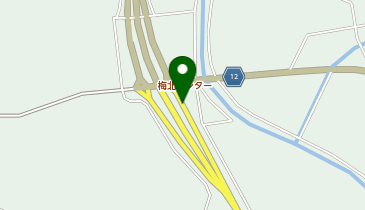 都城志布志道路 梅北IC 下り 入口の地図画像