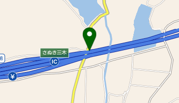 高松自動車道 さぬき三木IC 上り 入口の地図画像