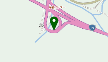 山陰近畿自動車道 余部IC 上り 入口の地図画像