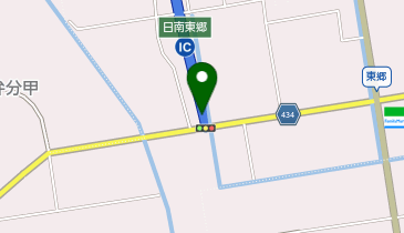 東九州自動車道(無料区間) 日南東郷IC 上り 入口の地図画像