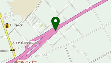 出水阿久根道路 高尾野北IC 下り 出口の地図画像