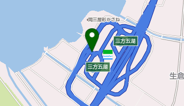 舞鶴若狭自動車道 三方五湖スマートIC 上り 入口の地図画像