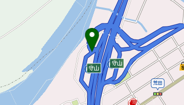 東名高速道路 守山スマートIC 下り 出口の地図画像