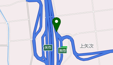 東北自動車道 矢巾スマートIC 上り 出口の地図画像