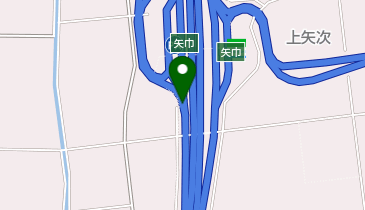 東北自動車道 矢巾スマートIC 下り 出口の地図画像