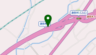 南九州西回り自動車道 津奈木IC 上り 出口の地図画像