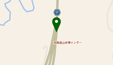 南薩縦貫道 知覧金山水車IC 下り 出口の地図画像