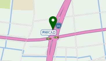 有明海沿岸道路 芦刈IC 上り 入口の地図画像