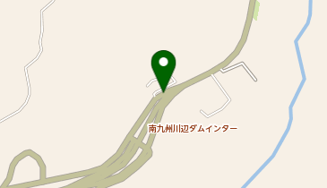 南薩縦貫道 南九州川辺ダムIC 上り 入口の地図画像
