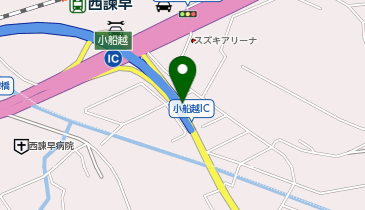 島原道路 小船越IC 上り 入口の地図画像