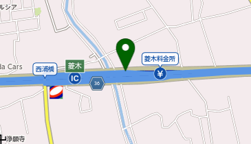 堺泉北道路 菱木出入口 上り 入口の地図画像