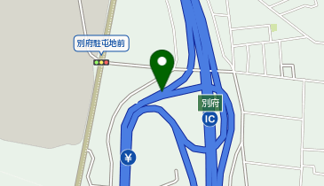 東九州自動車道 別府IC 上り 入口の地図画像