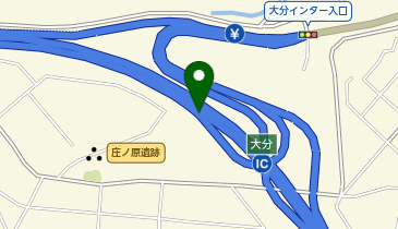 東九州自動車道 大分IC 上り 入口の地図画像