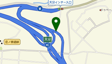 東九州自動車道 大分IC 下り 入口の地図画像